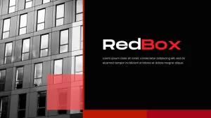 red powerpoint template