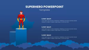 superhero powerpoint slide