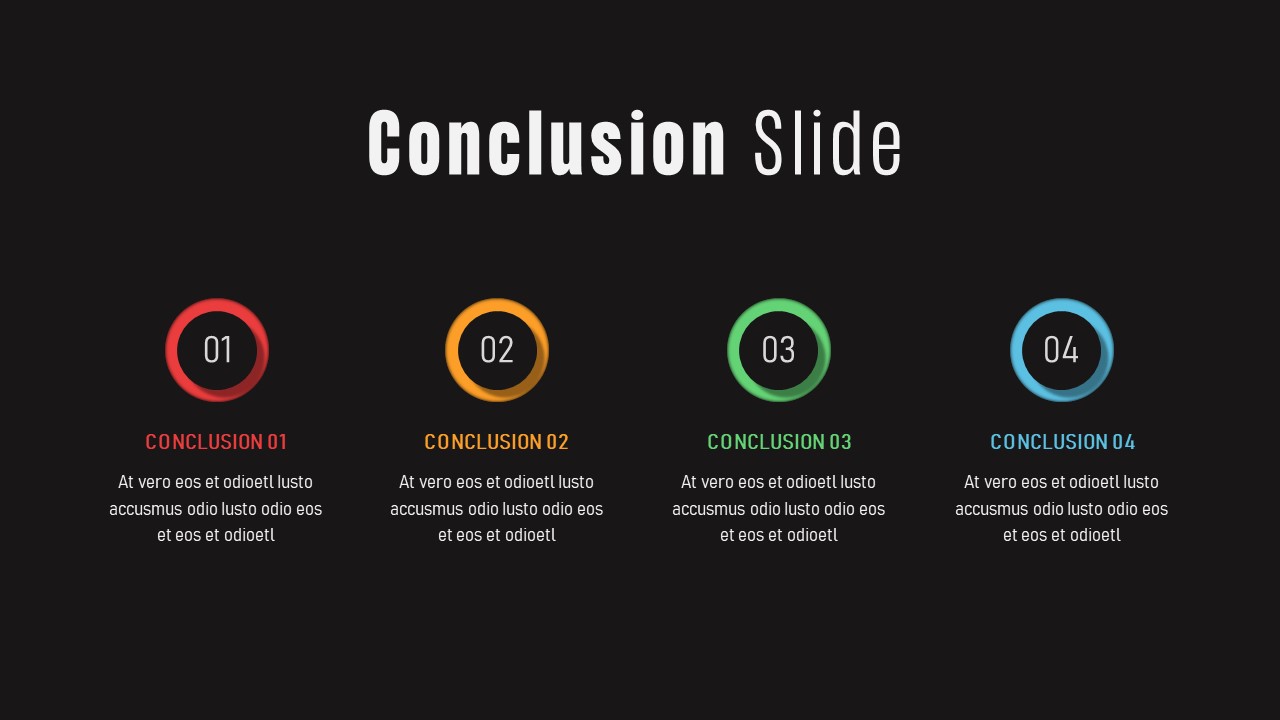 Conclusion Slide Presentation Template