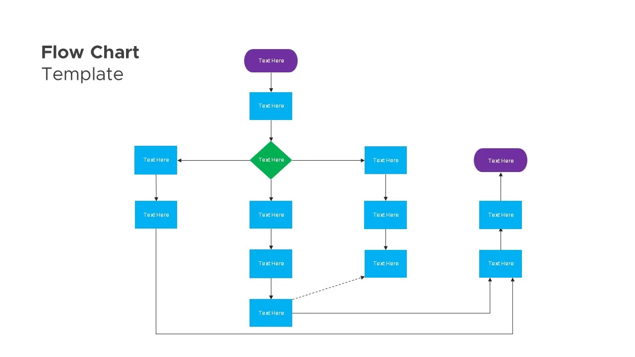 Flow Chart Infographics Template