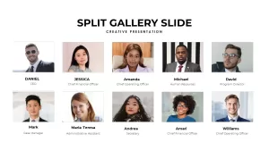 split gallery slide