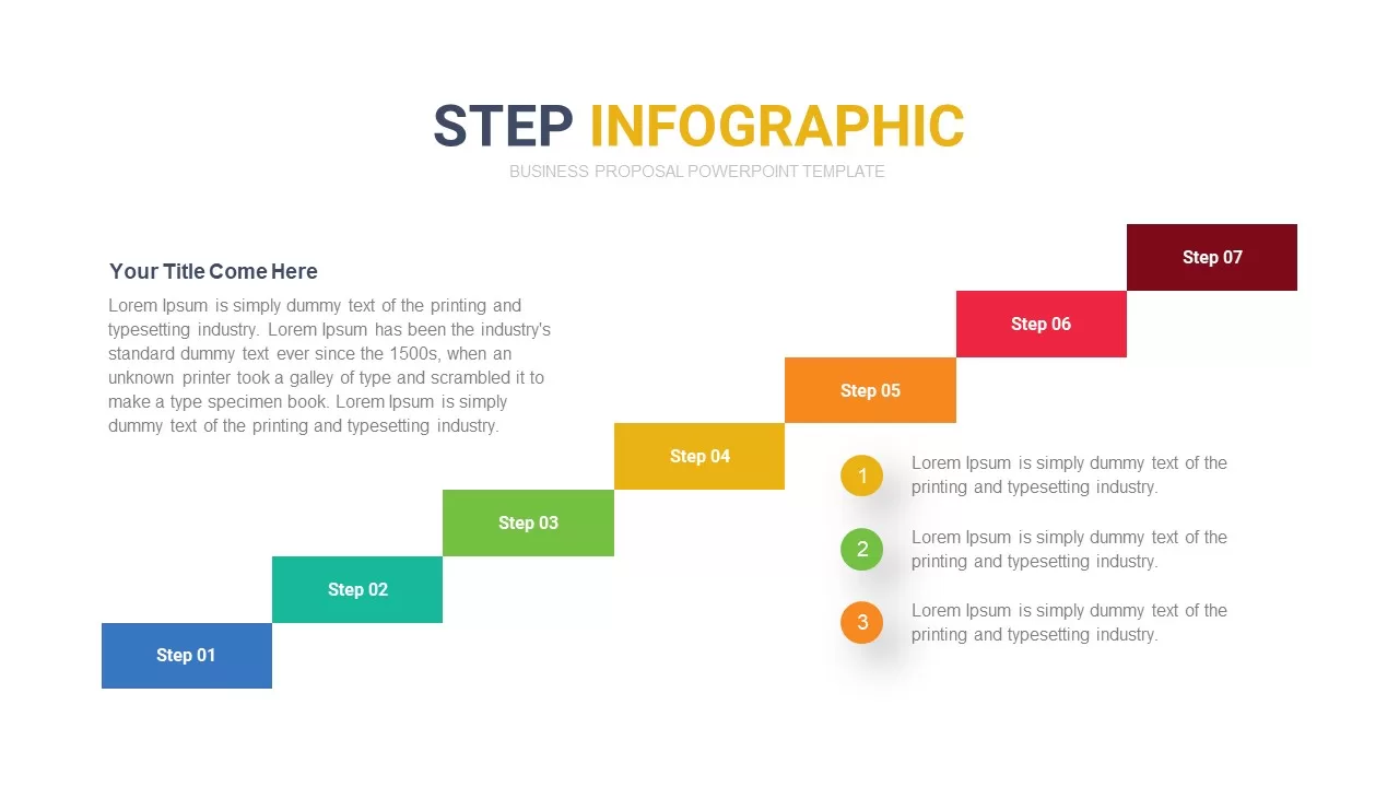 step infographics