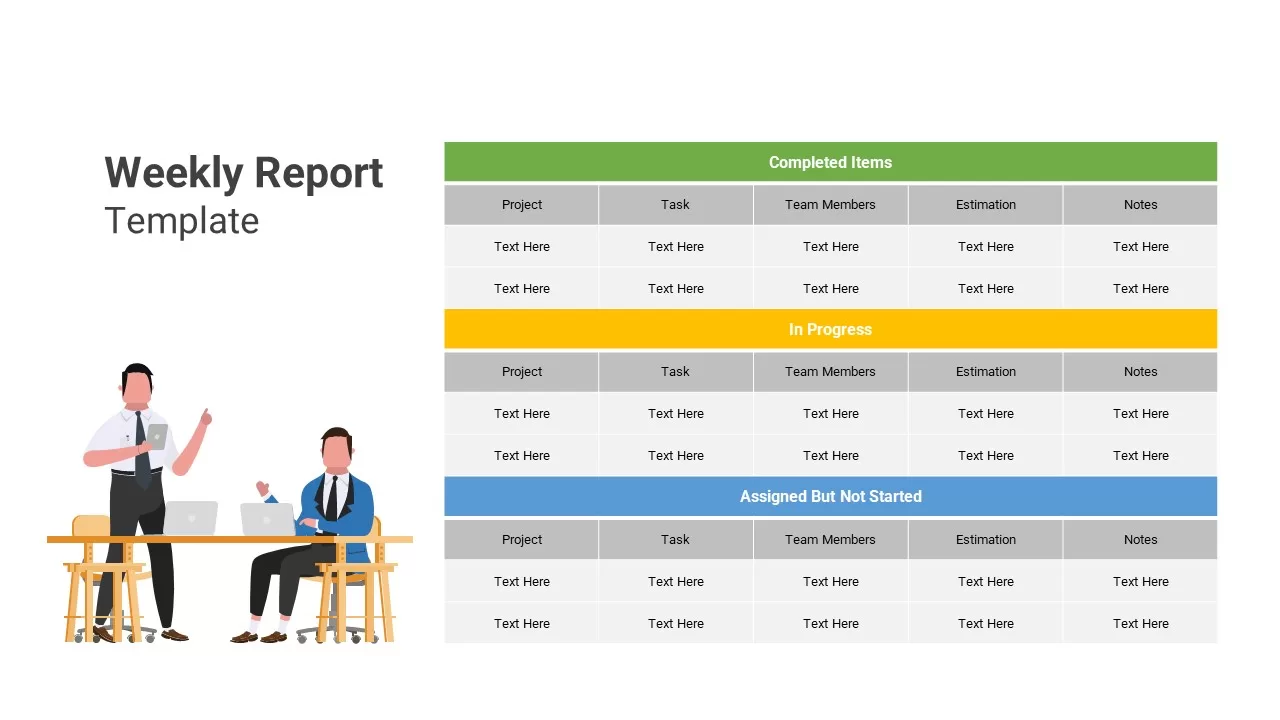 weekly report template