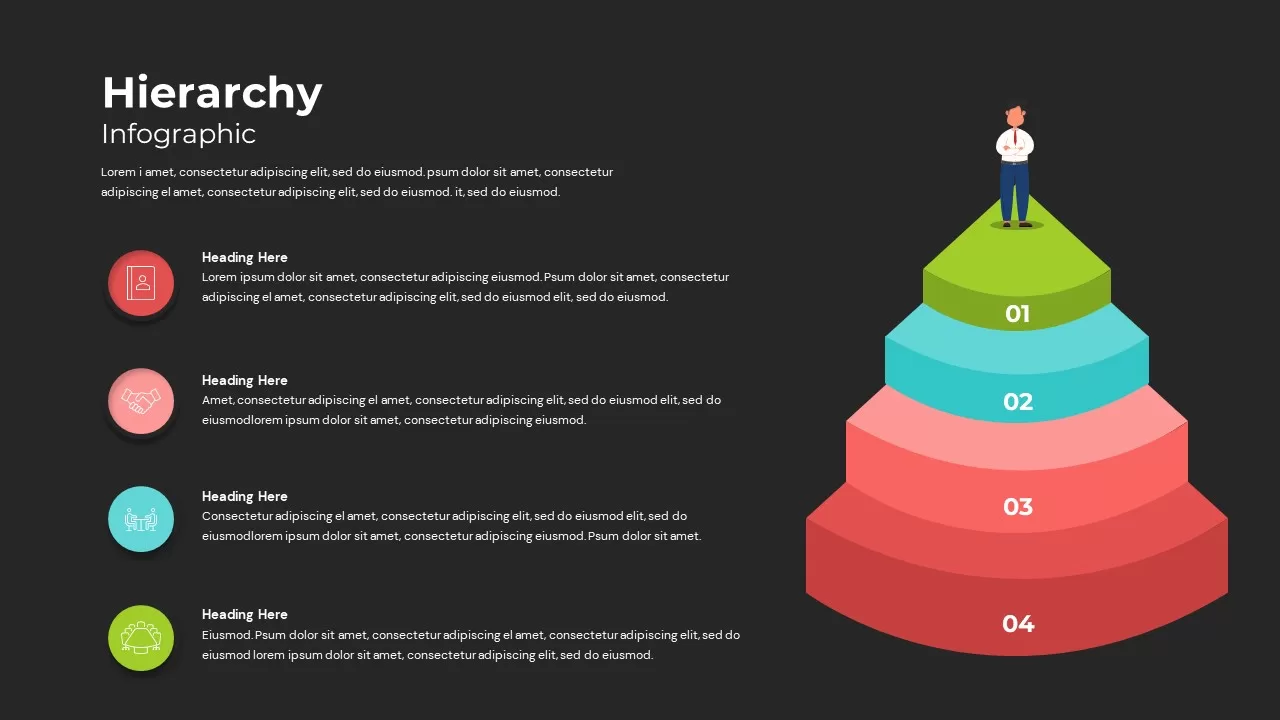 Hierarchy Infographic ppt