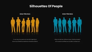 Silhouettes Of People slide