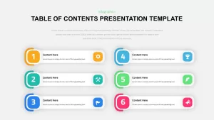 Table Of Contents Infographic