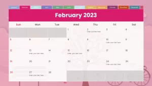 calendar-feb-2023-powerpoint-template