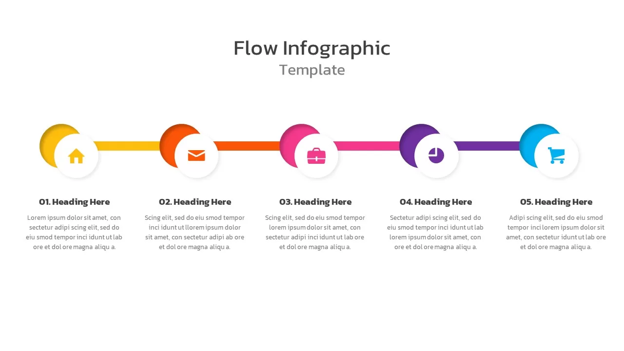 flow infographic slide