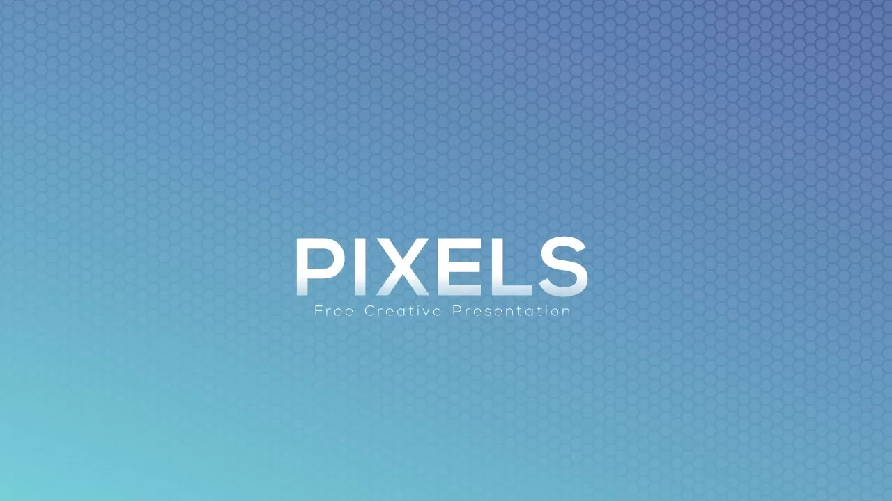 pixels powerppoint template