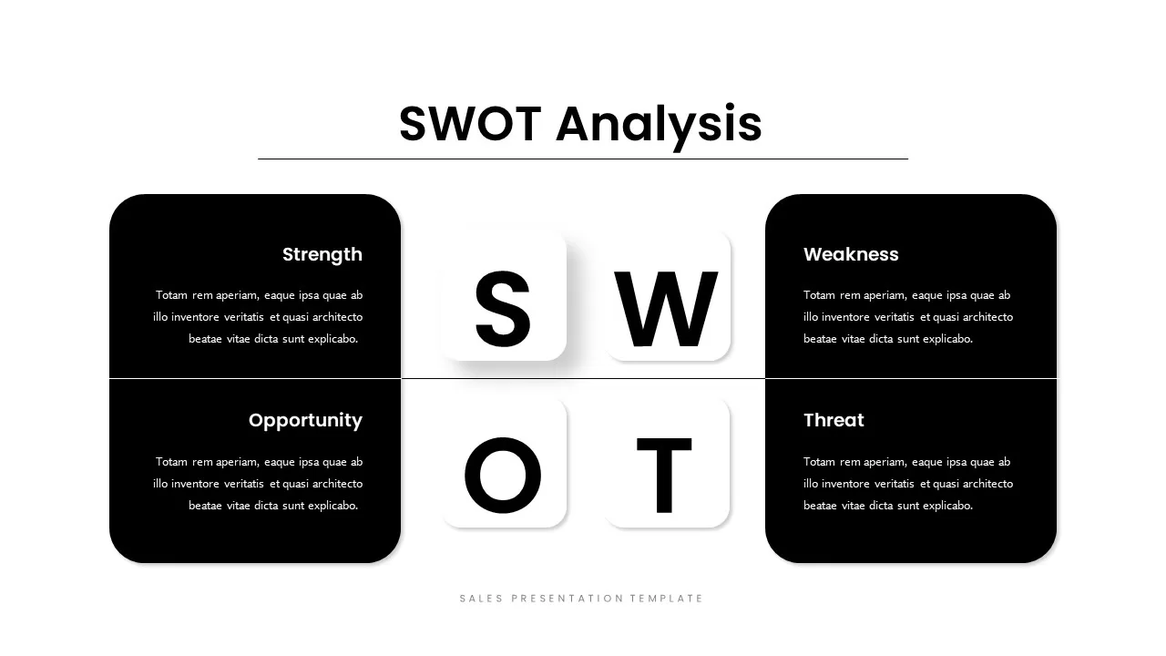 swot powerpoint slide