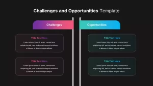 Challenges and Opportunities Template Dark