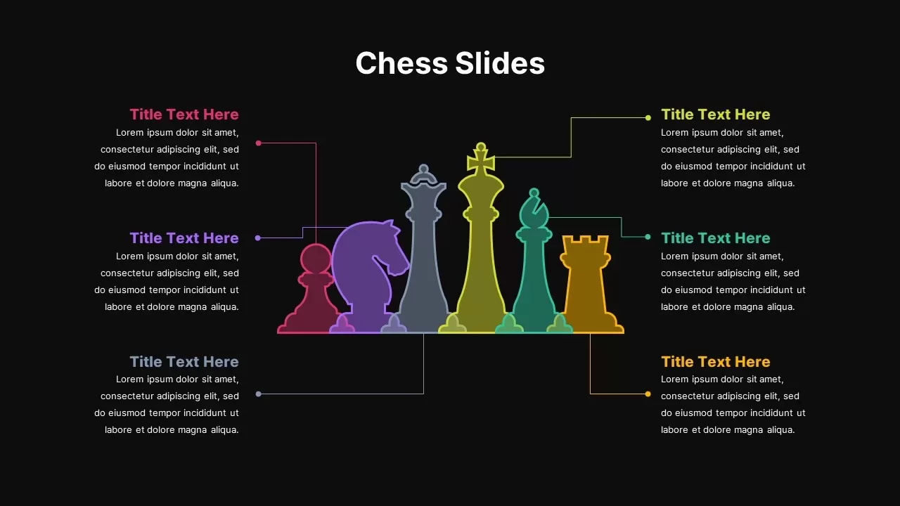 Chess Slides Template Dark