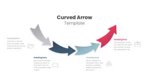 Curved Arrow Infographic