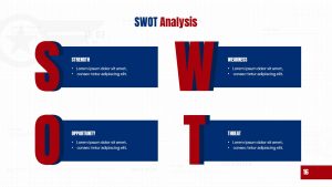 Free Air Force Presentation Template swot