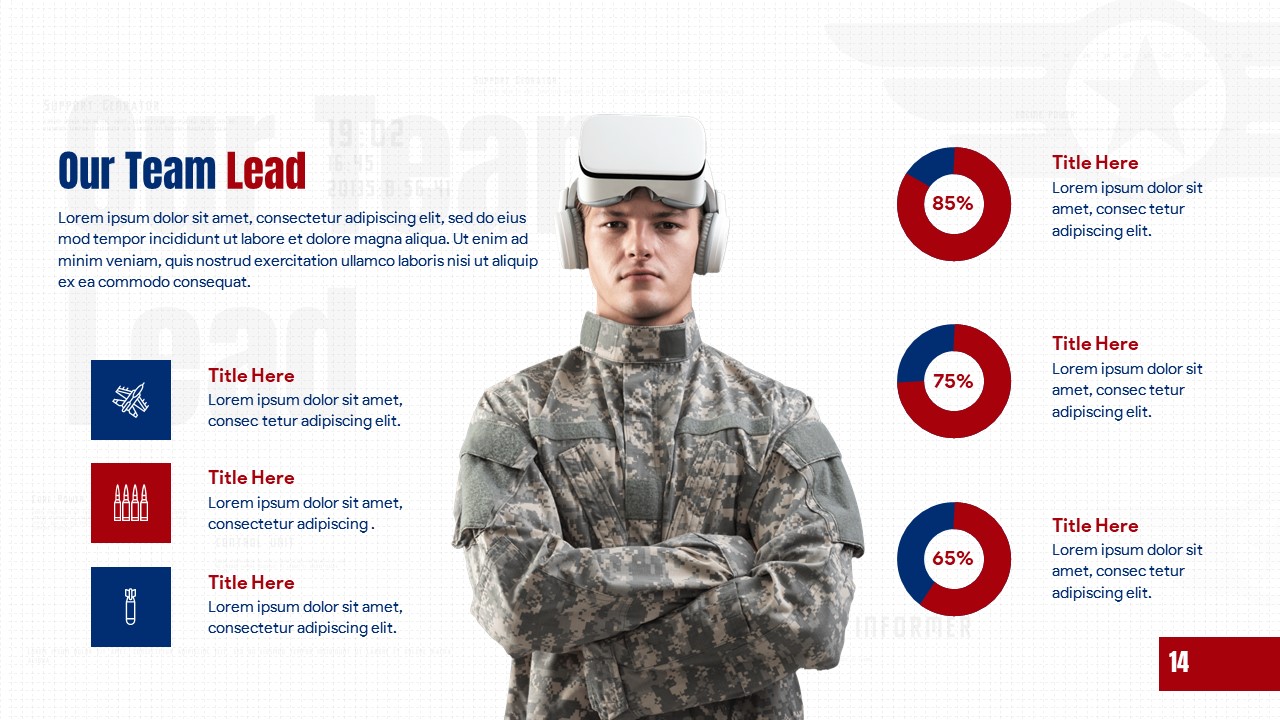 Free Air Force Presentation Template team lead