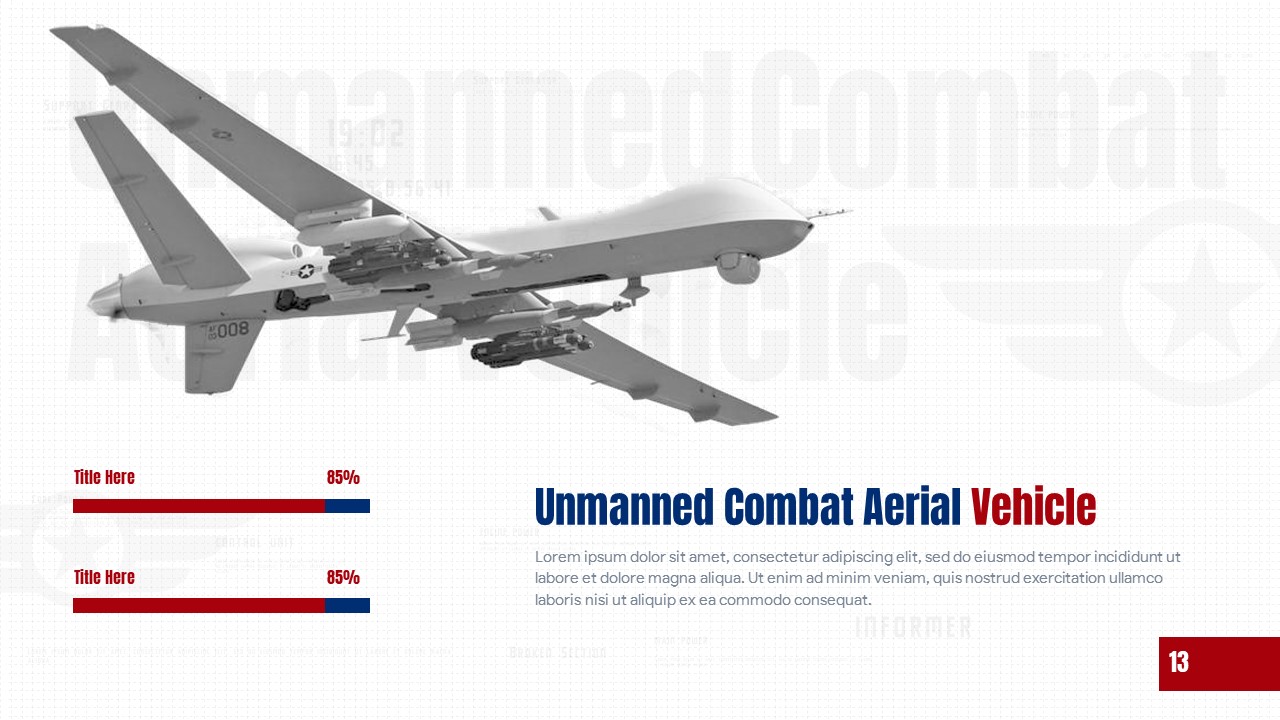 Free Air Force Presentation Template vehicle