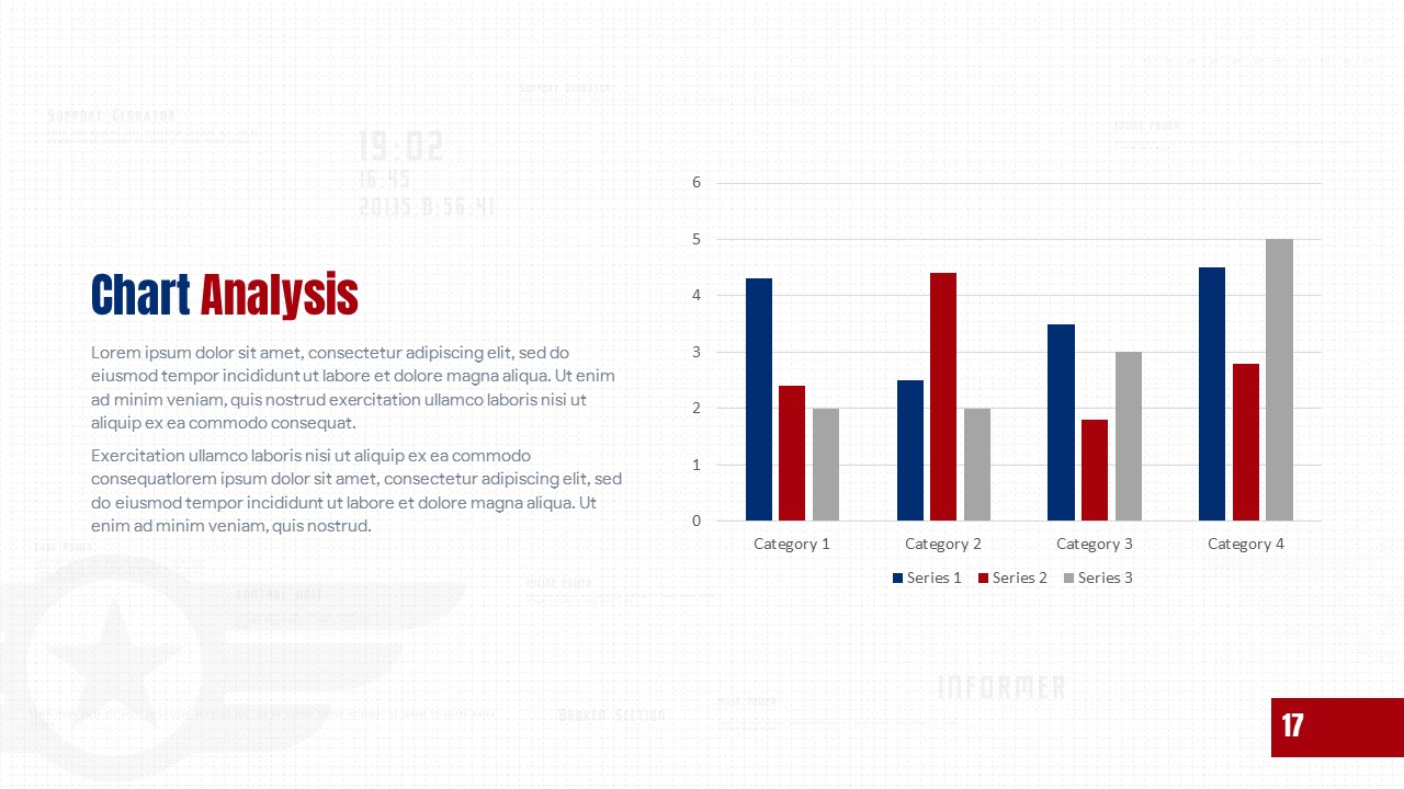 Free Air Force Presentation Templates stats chart