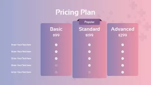 Health Insurance Pricing Plan Presentation Template