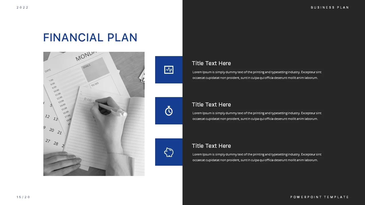 financial plan powerpoint template