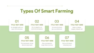 smart farming types powerpoint template