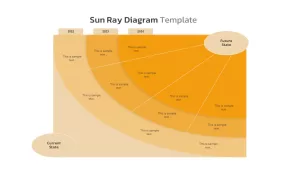 sun ray diagram template