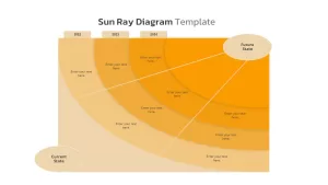 sun ray diagram template