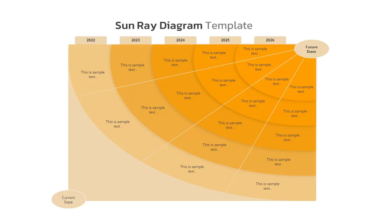 sun ray template diagram