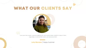 Client Testimonial Presentation Template