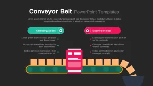 Conveyor Belt Presentation Template Dark