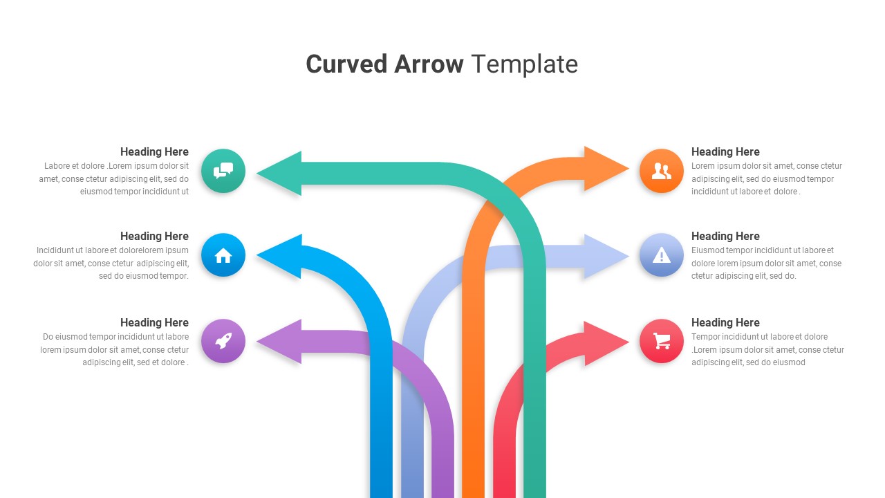 Curved-Arrow-Slide-Template