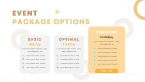 Event Management Pricing Package Presentation Slide