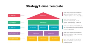 Strategy House PowerPoint Template