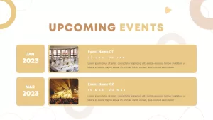 Upcoming Events Presentation Template