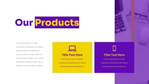 company products pitch deck template