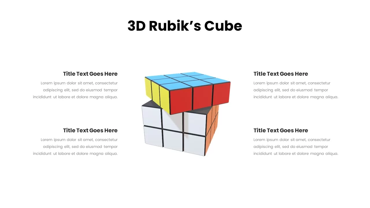 rubik's cube templaterubiks cube layout, 3d rubiks cube ppt, 3d rubiks cube powerpoint, 3d rubiks cube slide, 3d rubiks cube template