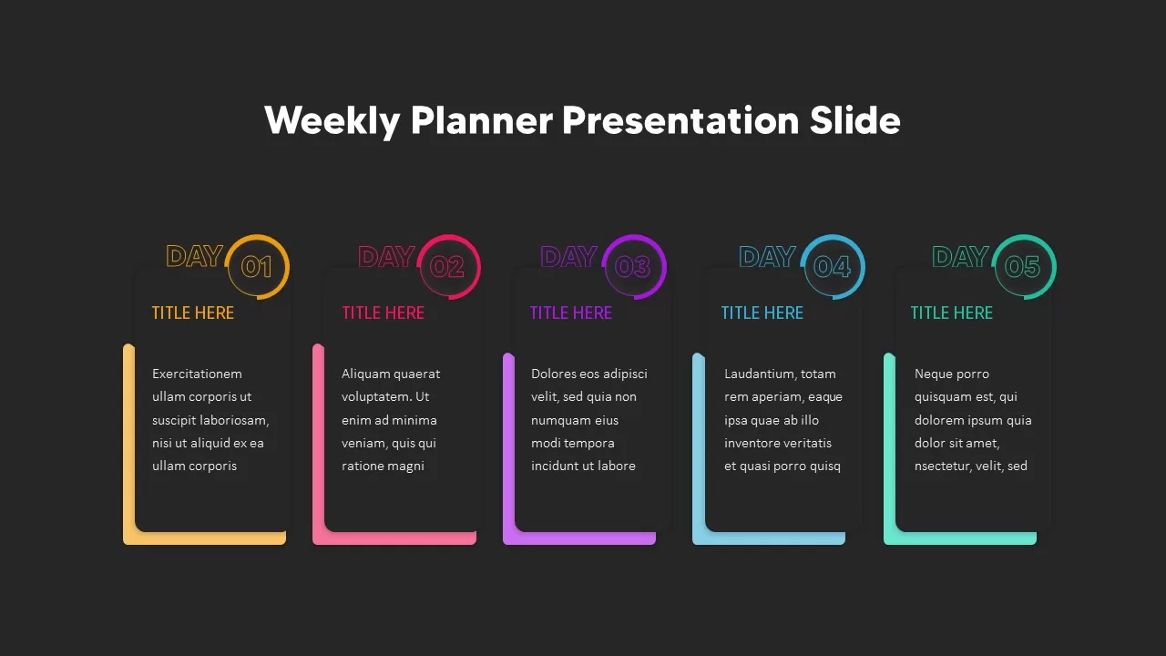 weekly planner template