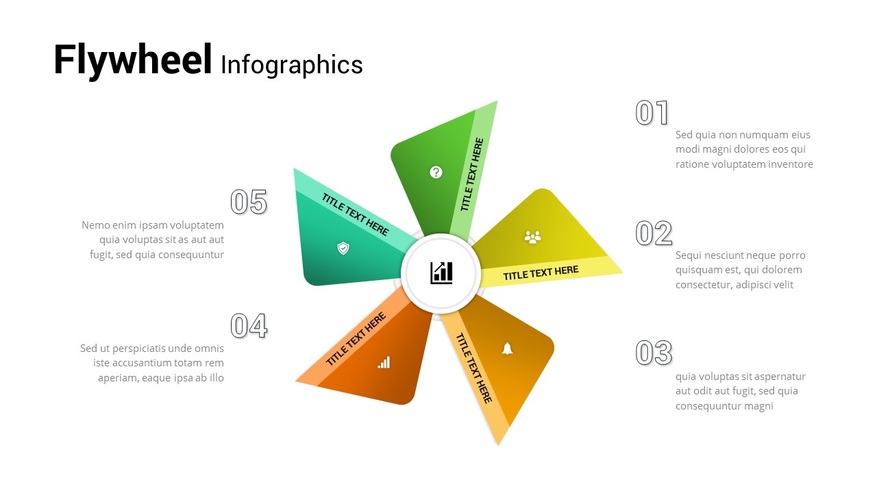 5 Step Flywheel Infographics