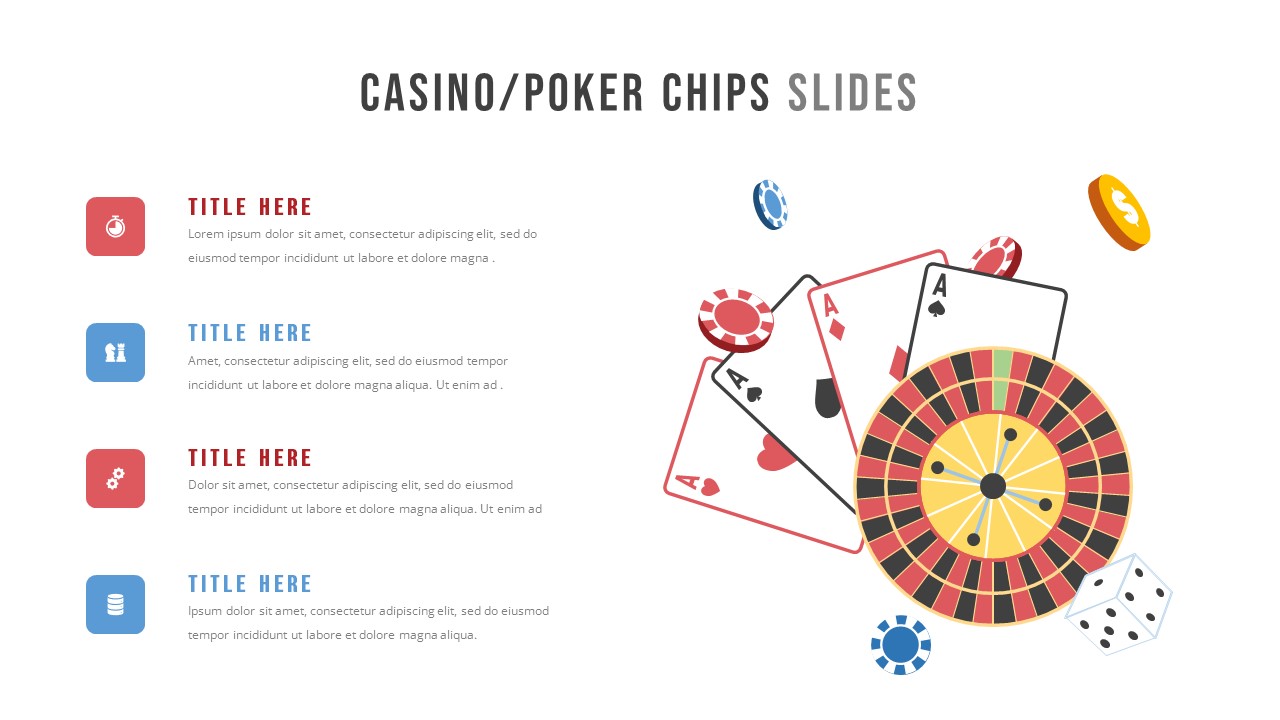 Casino Or Poker Chips Template