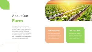 Farm PowerPoint template about us