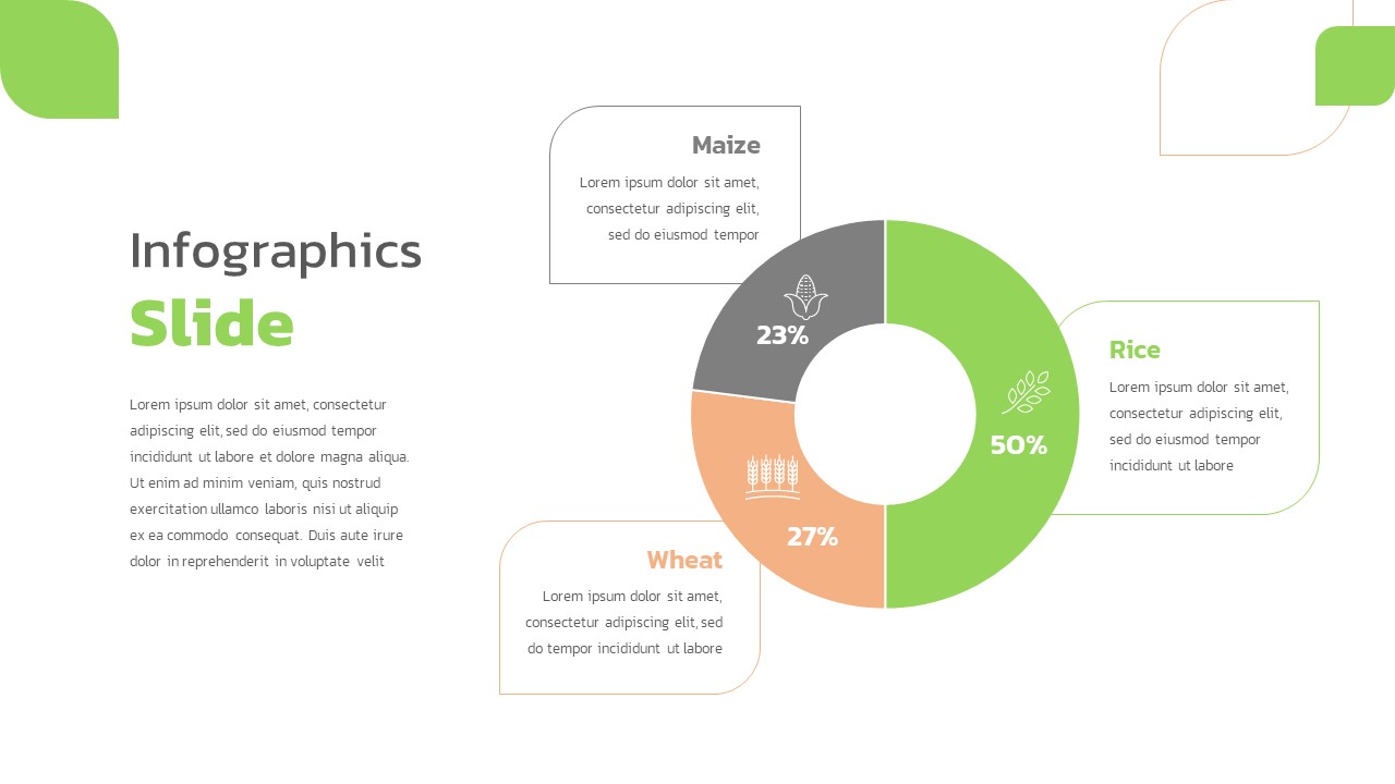 Farm PowerPoint template infographics