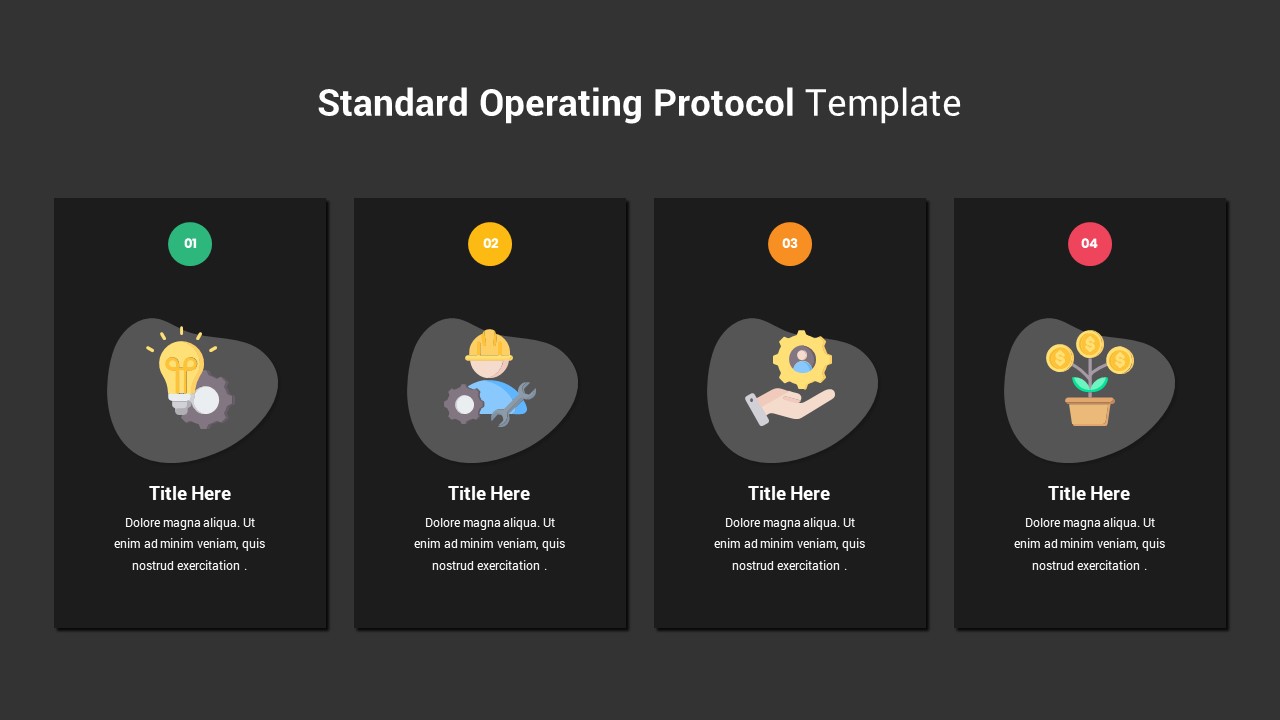 Standard Operating Protocol infographic Template