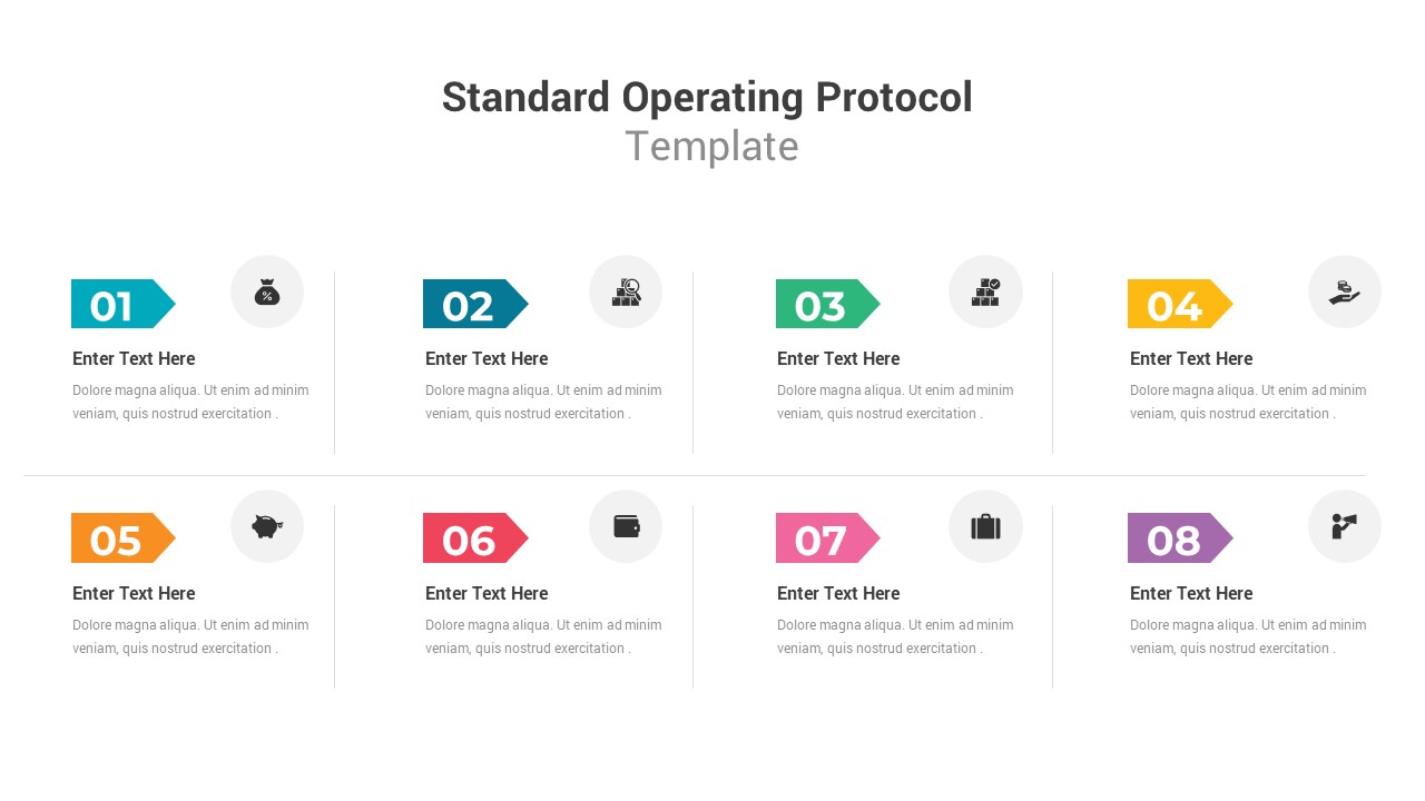 Standard Operating Protocol infographics Template