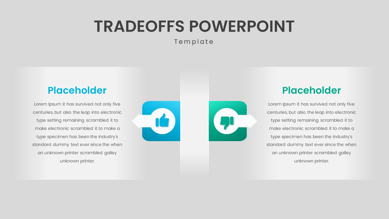 Tradeoffs PowerPoint Template