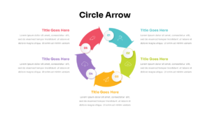 circle arrow powerpoint template