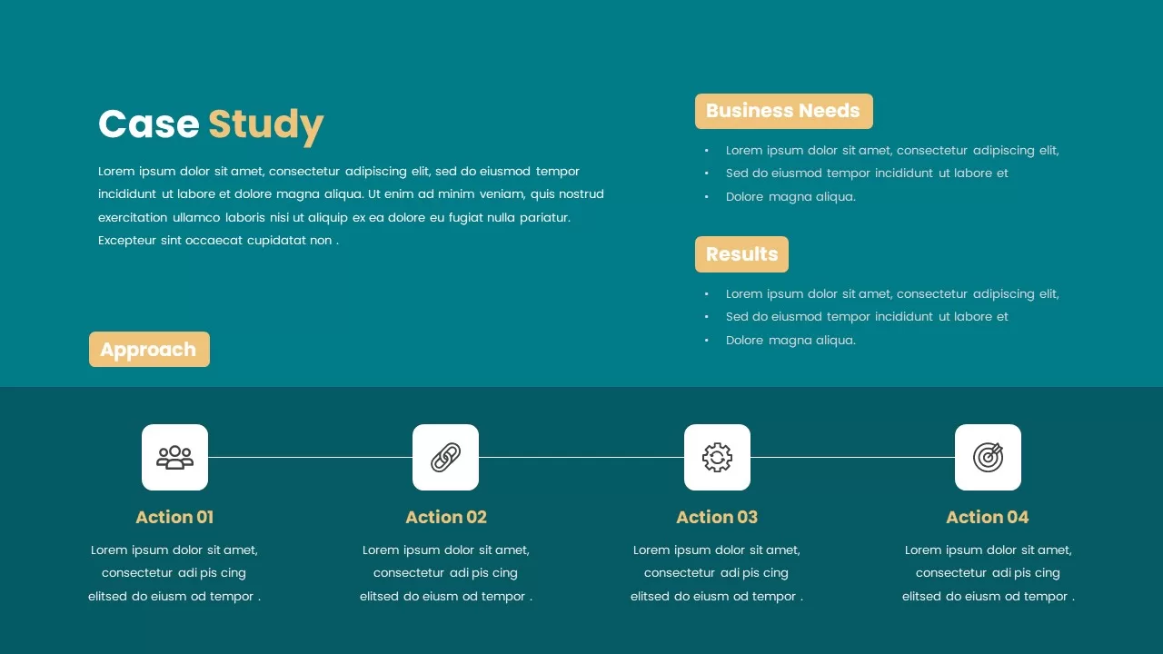 professional portfolio case study presentation template