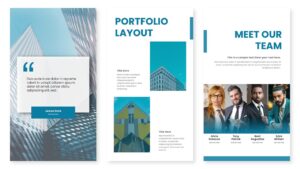 vertical presentation template5