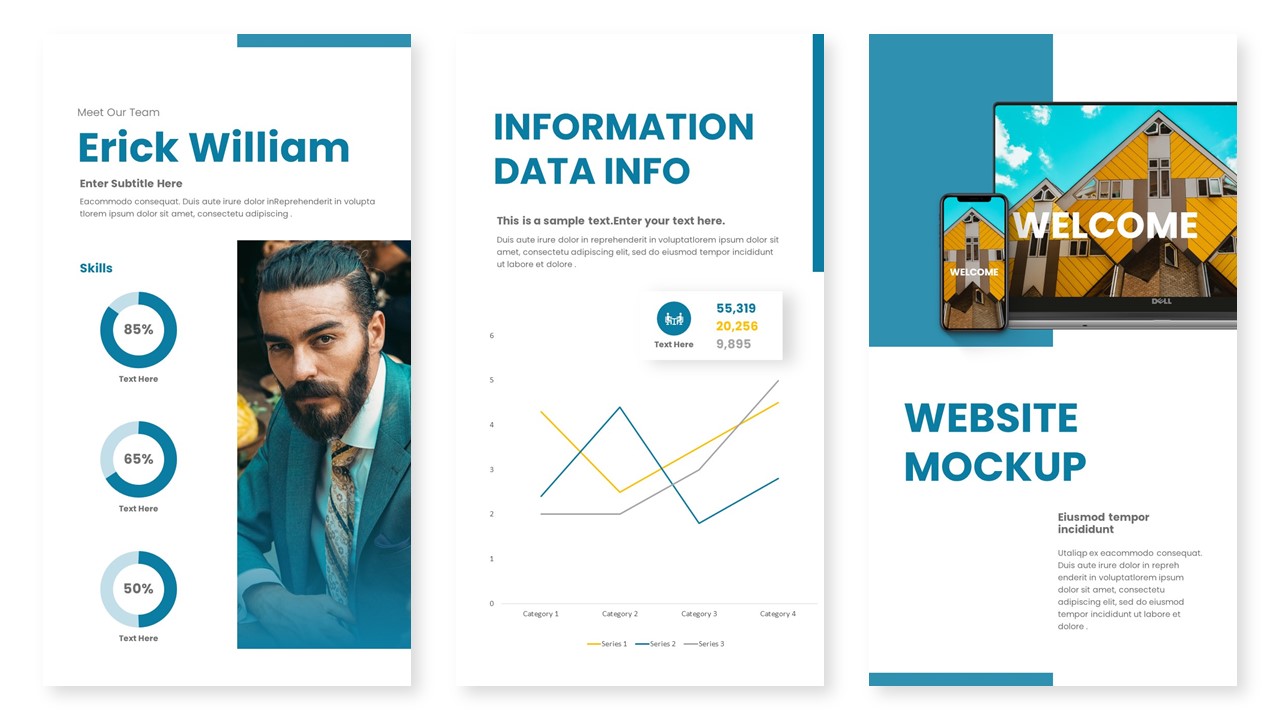 vertical presentation template6