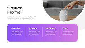 IoT Presentation Template Smart Home