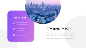 IoT Presentation Template Thankyou Slide