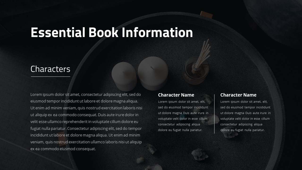 Prezi Style Book Information PowerPoint Template4